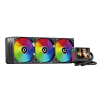 Refroidisseur de processeur liquide AIO ZeroMaster avec écran LCD 360 mm, refroidissement par eau ARGB, dissipateur thermique pour PC Intel LGA1700 AMD AM5 OEM