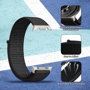 Correa de <span class=keywords><strong>Reloj</strong></span> Ultra2 de Nailon para Watch8, Correa de Velcro Clásica <span class=keywords><strong>con</strong></span> Bucle Tejido para <span class=keywords><strong>Samsung</strong></span> - Product Image 2