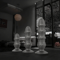 Vente en gros de plug anal en silicone de haute qualité, avec perles, masseur, vibrateur pour hommes et femmes