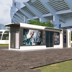 City Station Internet Celebrity Mobile Panoramic View Room <b>Light</b> Luxury Station Outdoor Service Station <b>Space</b> - Product Image 5