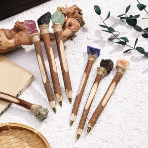 Tinh thể tự nhiên nguyên liệu đá thanh gỗ bút ma thuật - Product Image 5