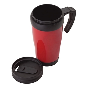 Vaso de Viaje para Auto de Plástico de Doble Pared de 16 oz con Asa - Product Image 5
