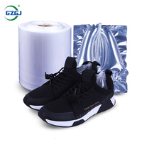 Support de chaussures gonflable PE+PA avec film protecteur transparent de 40 µm, léger et certifié CE, pour remplir les chaussures