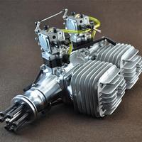 Avion télécommandé à moteur essence bicylindre 116CC, modèle d'avion à grande envergure à aile fixe, alimenté à l'huile, UAV ZLD