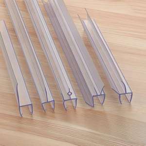 אטם דלת זכוכית מ-PVC מותאם אישית לחדרי מקלחת, בעל תכונות אטימות לאבק, חרקים, רעש ונגד התנגשויות - Product Image 5