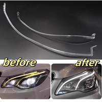 NOUVEAU Tube de phare DRL Tube acrylique Bande de guidage de lumière pour Classe E Coupé W207 E200 E250 E300 2014 2015 2016