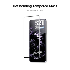 Film de protection d'écran en <span class=keywords><strong>verre</strong></span> <span class=keywords><strong>trempé</strong></span> <span class=keywords><strong>ultra</strong></span>-fin incurvé 3D 9H 0,26 mm pour téléphone mobile S20/<span class=keywords><strong>S21</strong></span> <span class=keywords><strong>Ultra</strong></span> - Product Image 2