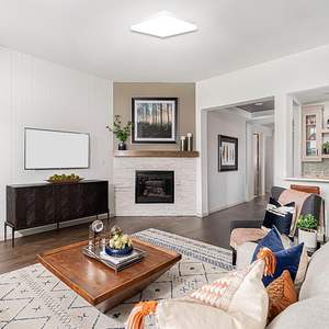 ไฟเพดาน LED กันน้ำ IP54 ขนาด 24W แบบขายส่ง โคมไฟทรงกลมติดเพดานขนาด 15W พร้อมฐาน E27 ใช้ไฟ AC - Product Image 6