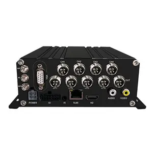 8 canales MDVR monitoreo remoto en tiempo real sistema inteligente DVR móvil con 4G GPS WIFI coche caja negra camión grabadora de video