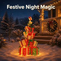 Outdoor LED Weihnachtsbaum-Beleuchtung 165cm 450LED Gestapelt Wasserdicht IP44 220V Gartendekoration