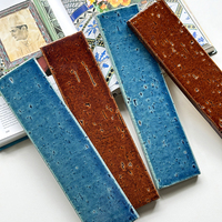 Carreaux de céramique peints à la main, rectangulaires, modernes, pour murs intérieurs, salles de bain, cafés, restaurants, carreaux résistants aux acides