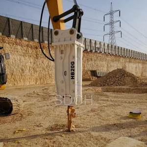 Martello idraulico di estrazione mineraria della macchina della costruzione di servizio dell'oem per l'escavatore da 20 tonnellate - Product Image 3