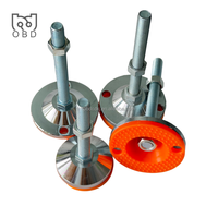 Pieds de nivellement robustes réglables en acier inoxydable SS304 D80 M10 M12 M14 M16 M20 pour banc de travail industriel