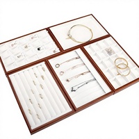 Schmuck-Präsentationstablett für Sammlerstücke, Ringe, Anhänger und Ornamente – Schmuckaufbewahrung und Ausstellungsständer, Muster-Präsentationstablett, Ausstellungsrequisiten
