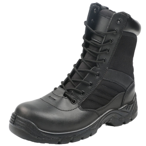 Botas de Senderismo de Combate Negras, Antiestáticas, con Puntera de Acero, Indestructibles, Cómodas, de Cuero Genuino, Zapatos de Seguridad S3 para Invierno - Product Image 1