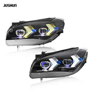 ชุดไฟหน้า Jushun สำหรับ BMW X1 E84 ปี 2010-2015 รูปทรงลูกศร พร้อมไฟ DRL และเลนส์ไฟเลี้ยว - Product Image 1