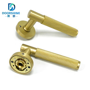 ใหม่ล่าสุดทันสมัยออสเตรเลียด้ามจับประตูทองแดงขัดเงาแบบยุโรปสำหรับใช้ภายในห้องน้ำลายกุหลาบทอง - Product Image 2