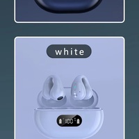Nouveaux écouteurs sans fil TWS à clipser avec indicateur LED, étanches IPX5, port Type-C, autonomie ultra-longue, haute qualité sonore