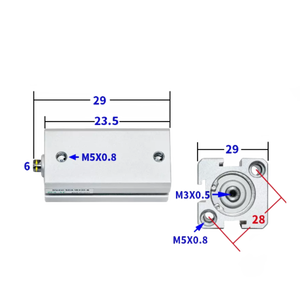 Cilindro neumático de grasa ¿Cómo se elimina el aire de un cilindro neumático de cilindro hidráulico cerca de mí? - Product Image 2