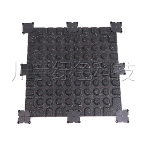 100*100cm 피트니스 바닥재 헬스장 매트 10-50mm 두께 <span class=keywords><strong>SBR</strong></span> EPDM 컬러풀 고무 - Product Image 6