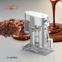 Moulin à billes vertical continu multifonctionnel en acier inoxydable 304 haute efficacité LST 3000 kg/heure pour chocolat