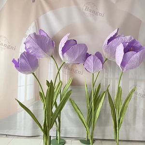 <span class=keywords><strong>Prix</strong></span> usine tulipes géantes papier personnalisable fleurs artificielles décoration <span class=keywords><strong>de</strong></span> mariage fournitures <span class=keywords><strong>de</strong></span> fête <span class=keywords><strong>fond</strong></span> <span class=keywords><strong>de</strong></span> fête d'anniversaire - Product Image 5