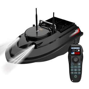 Fischerboot mit automatischer Aufzeichnung von 200 Wegpunkten & 4 Angelgebieten, Dual-Antenne, 20 km/h, bürstenlos, 1 km RC-Boot für das Angeln auf Seen - Product Image 2