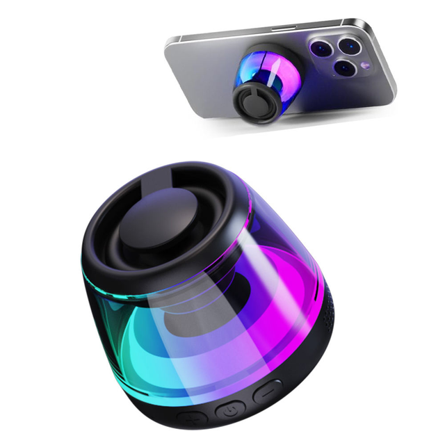 New Atmosphere Light Mini Magnetic  Speaker Portable High Volume Gift Wholesale  Small Speaker