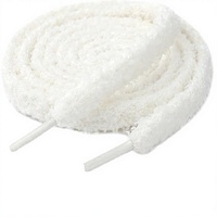 O-MAK WO46F7801-17 10mm Dentelle plate en polaire de polyester corail duveteuse et moelleuse pour baskets
