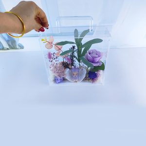 Newstar Valentine ngày & sinh nhật Hộp Quà Tặng Acrylic Hộp hoa đẹp đầy màu sắc xách tay ngoài trời - Product Image 3