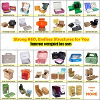 Boîtes Postales Ondulées avec Logo Personnalisé, Bande Déchirable, Impression Couleur, Fermeture Auto-Adhésive, Emballage Carton à Fermeture Éclair pour Vêtements