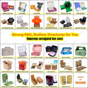 Boîtes Postales Ondulées avec Logo Personnalisé, Bande Déchirable, Impression Couleur, Fermeture Auto-Adhésive, Emballage <span class=keywords><strong>Carton</strong></span> à Fermeture Éclair pour Vêtements - Product Image 3