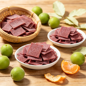 [<span class=keywords><strong>Xihu</strong></span> Plum Garden] Kandivierte Pflaumenscheiben mit Mandarinen-Geschmack, grüne Pflaumenscheiben, Snack, Schwangerschaftsnahrung, 580 g - Product Image 3