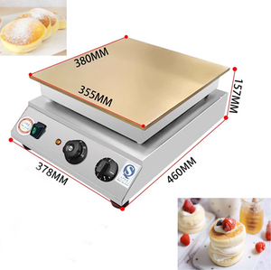 Crêpes et crêpes commerciales Souffle Pancake Maker Machine à souffler électrique à gaz avec plaque de cuivre antiadhésive - Product Image 6