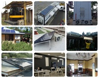 Climatisation solaire hybride portable hors réseau, alimentée par panneaux solaires, 36 000 BTU