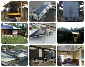 Портативный автономный инвертор 36000 btu-панели, энергосберегающий Гибридный кондиционер на солнечной батарее переменного тока - Product Image 5