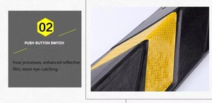 Protection d'angle en caoutchouc réfléchissant de 800 mm <span class=keywords><strong>moins</strong></span> chère pour le stationnement - Product Image 4