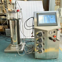 Biorreactor de Vidrio con Sistema de Levantamiento por Aire de Bailun, Diseño No Mecánico de Bajo Cizallamiento para Cultivo de Células de Mamíferos, Algas y Bacterias Fotosintéticas