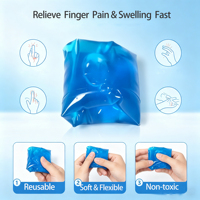 Compresa de Gel Reutilizable Fría/Caliente para Dedos de las Manos y los Pies, Compresa Fría Pequeña para Lesiones, Artritis, Gota y Alivio del Dolor