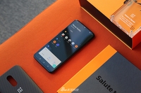 Smartphone Oneplus 6T 6 T McLaren 256 Go, Octa Core, écran Full Screen 6,41 pouces 19,5:9, double appareil photo IA 20MP, NFC