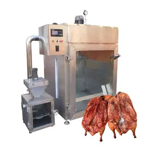 Secador multifuncional de alimentos, máquina para fumar e frango com 30-200kg