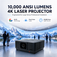 Projecteur laser bicolore pour grandes salles, 10000 lumens ANSI, avec moteur optique scellé et conception sans filtre