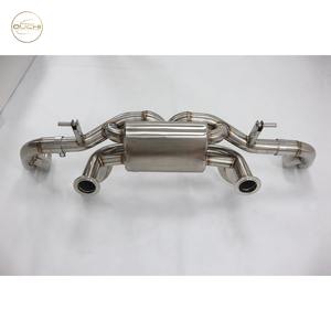 Système d'échappement Catback en acier inoxydable OUCHI pour Audi <span class=keywords><strong>R8</strong></span> <span class=keywords><strong>V8</strong></span> 4.2L 2008-2015, silencieux à valves, pièces de performance automobile, tuyaux de 1,5 mm d'épaisseur, garantie 1 an - Product Image 2