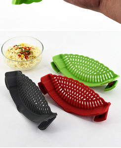 ที่กรองอาหารซิลิโคนแบบหนีบ LT050 สีเขียว ปรับได้ ขายส่ง - Product Image 2