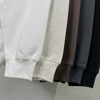 Vente en gros de t-shirt à manches longues personnalisé oversize pour hommes t-shirt à manches longues double couche t-shirt à manches longues