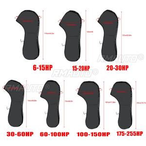 Housse de protection complète pour moteur hors-bord 420D 6-225HP, bleu noir, pour moteur 6-225HP, étanche - Product Image 6