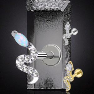 Cartilage de serpent Xinfocus, <span class=keywords><strong>piercing</strong></span> d'<span class=keywords><strong>oreille</strong></span>, boucle d'<span class=keywords><strong>oreille</strong></span> helix tragus, vente en gros, <span class=keywords><strong>piercing</strong></span> tendance pour femmes et hommes - Product Image 5