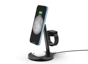 QI2 Wireless Charger QI- ID 20582 3-in-1 Magnetic Wireless Fast Charging Stand For Smart Mobile Phone 15 14 13 12