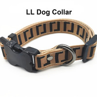 Ensemble de laisse de sécurité pour chien, 2,5 cm de large, 148 cm de long, réglable, en polyester et plastique, harnais tendance facile à enfiler