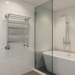 Elite Towel Rack Set 7-Piece Chrome Wall-Mounted Bathroom Hardware Contemporary Design - Product Image 2